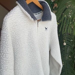 Victoria’ Secret Pink Fleece Quarter Zip